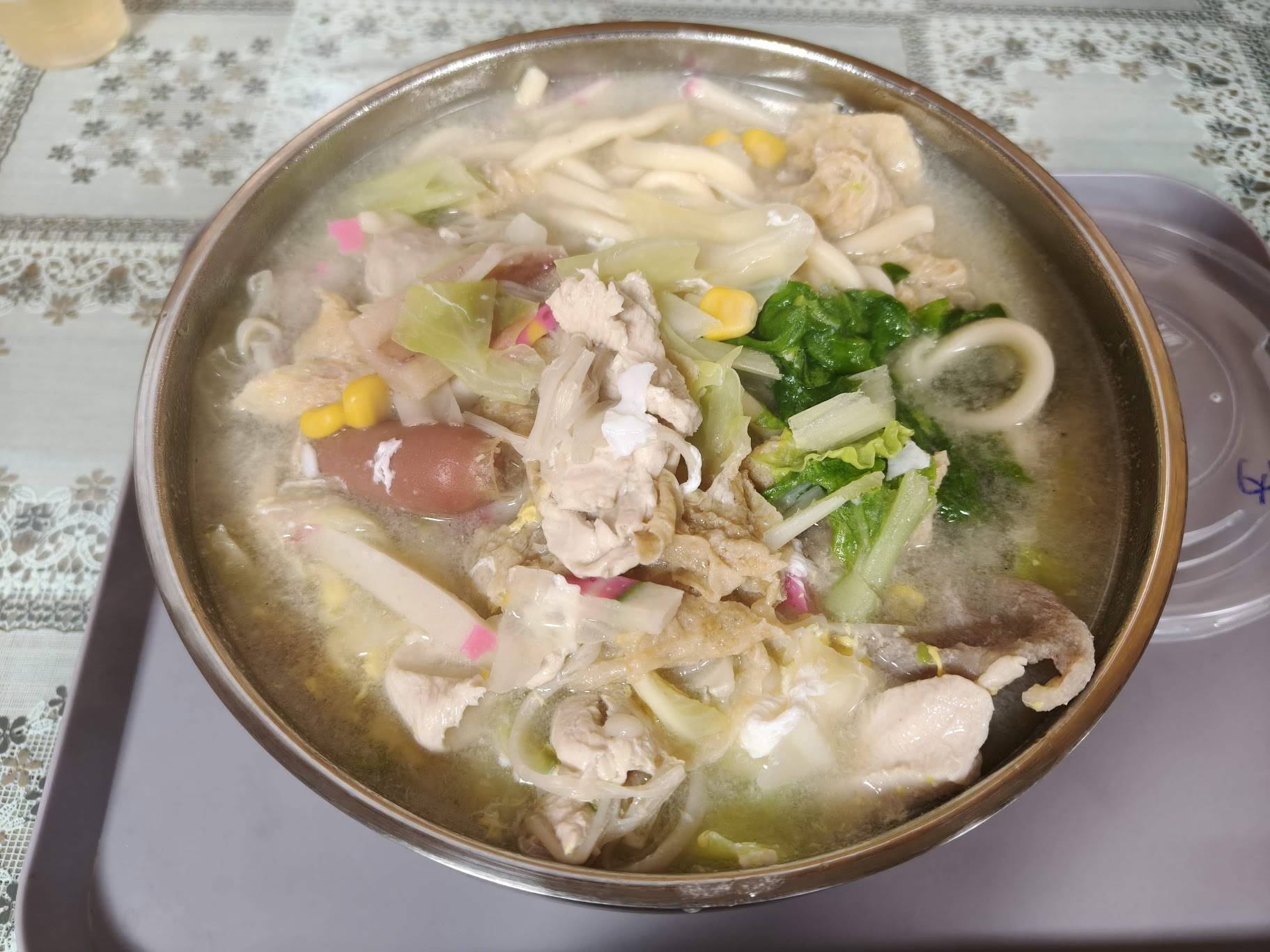 農閒時刻的粥 - 豐富配料特寫